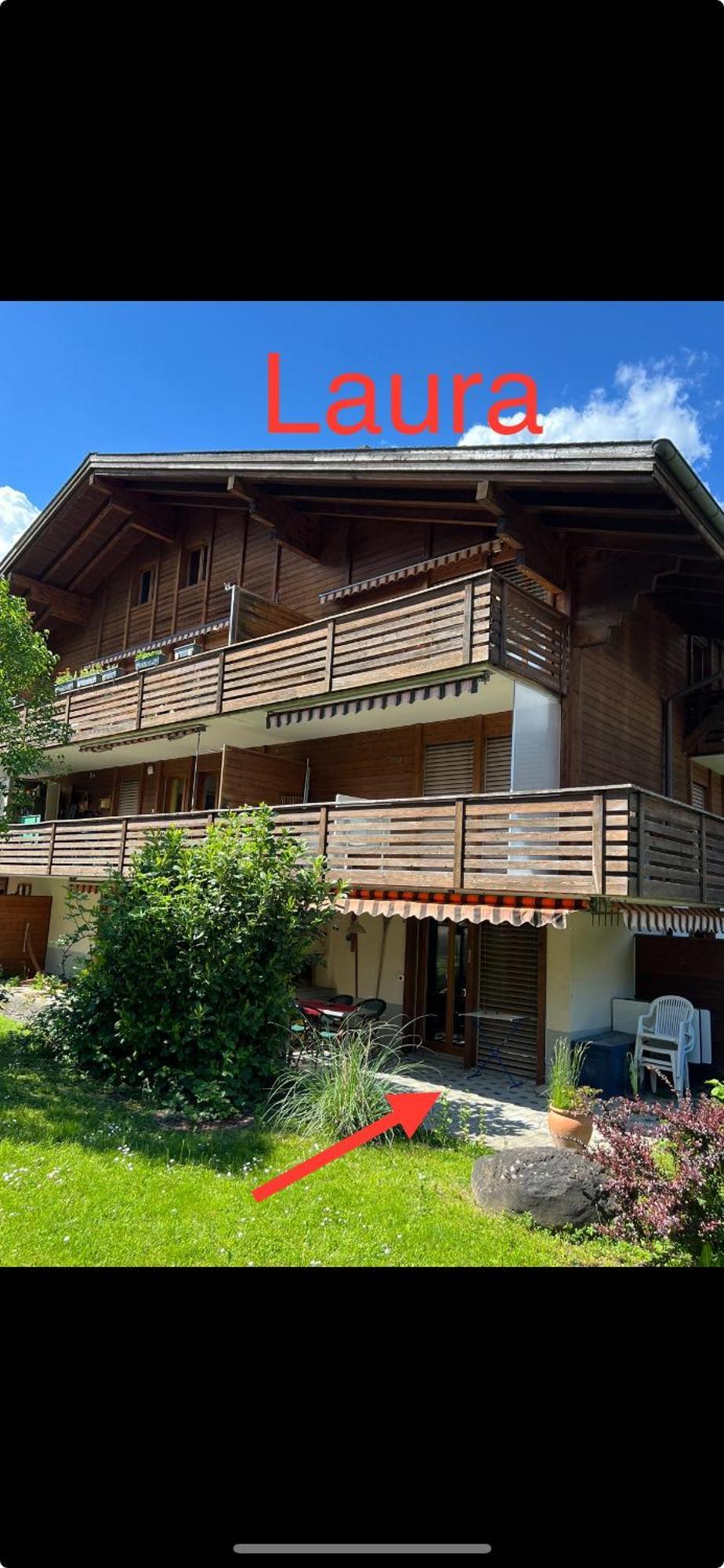 Apartment Laura Wilderswil Exterior foto